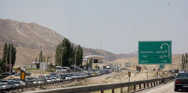 عکس جاده فیروزکوه