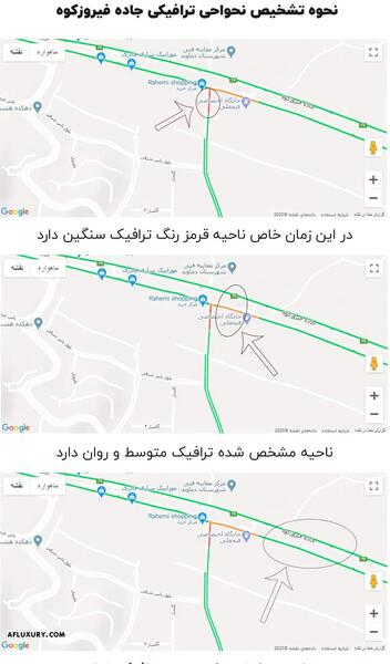 عکس جاده فیروزکوه