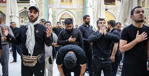 عکس هوایی حرم امام علی