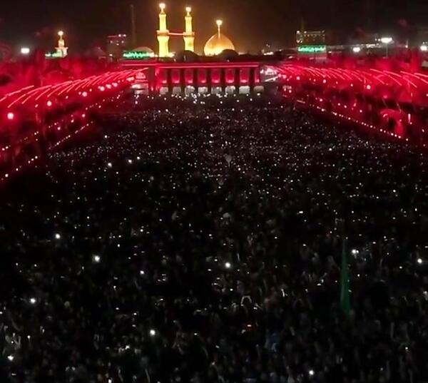 عکس بین الحرمین شلوغ