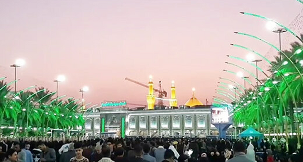 عکس بین الحرمین شلوغ