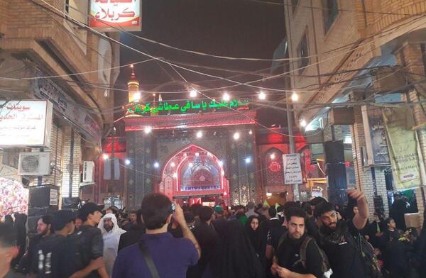 عکس بین الحرمین شلوغ