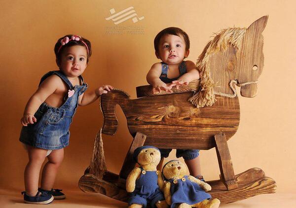 عکس آتلیه یک سالگی
