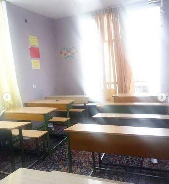 عکس نوشته دلتنگی معلم برای دانش آموزان