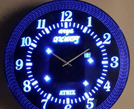 عکس ساعت چراغ دار