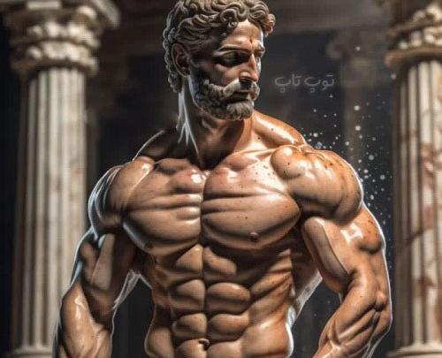 عکس پسر جذاب با سیکس پک
