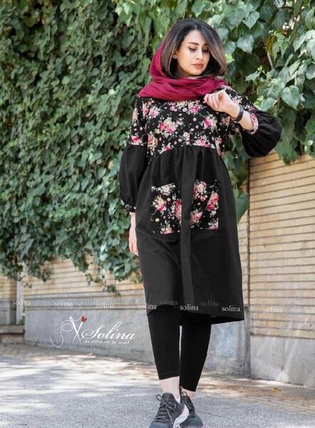 عکس مانتو جلو دکمه دار