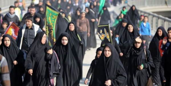 عکس زنان در پیاده روی اربعین