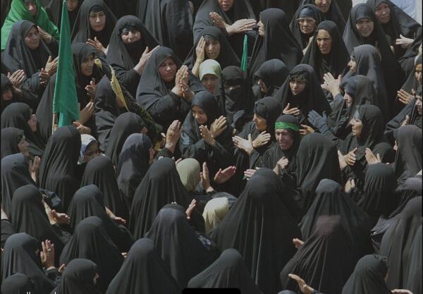 عکس زنان در پیاده روی اربعین