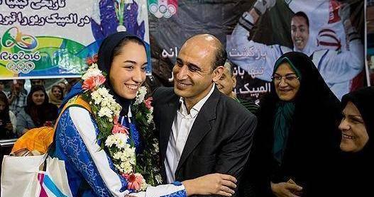 عکس های ازدواج کیمیا علیزاده و همسرش