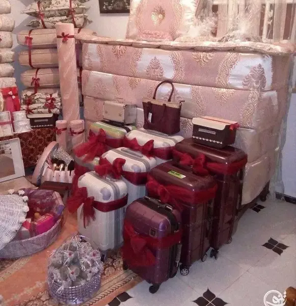 عکس چمدان عروس