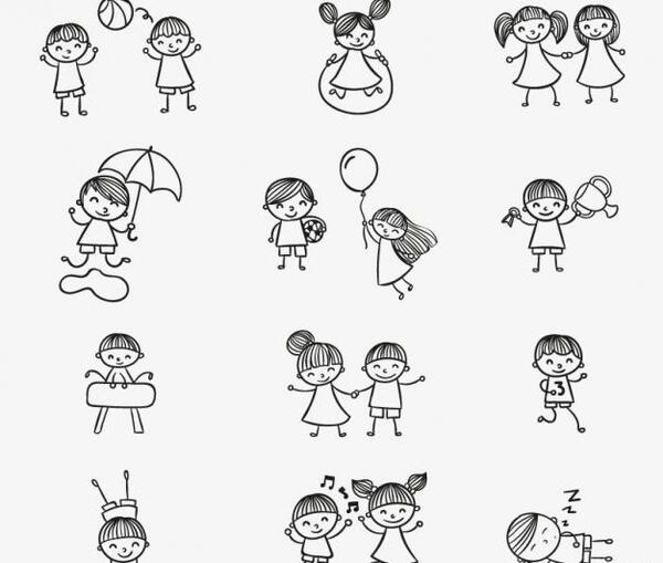 عکس نوشته کارتونی سیاه و سفید