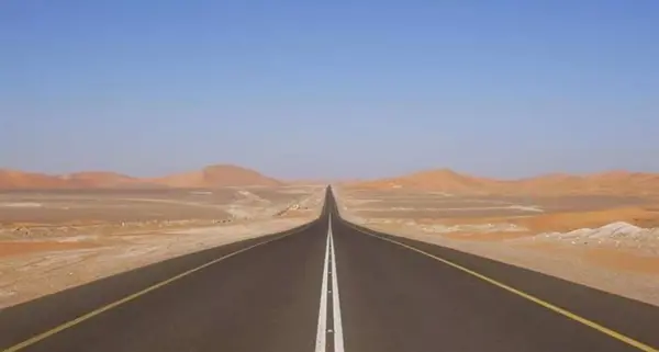 عکس جاده طولانی