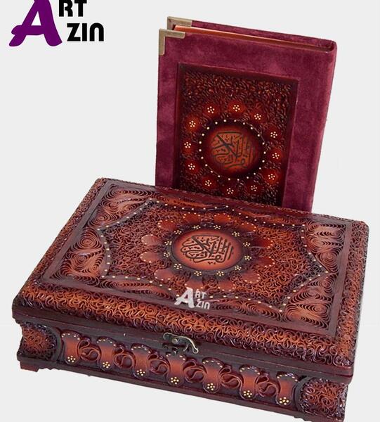 عکس قرآن چوبی