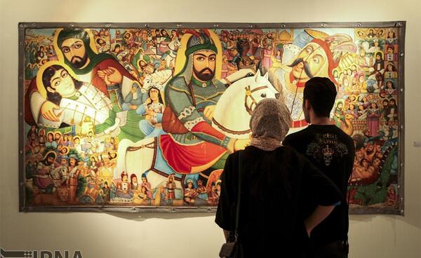 عکس نمایشگاه نقاشی تهران