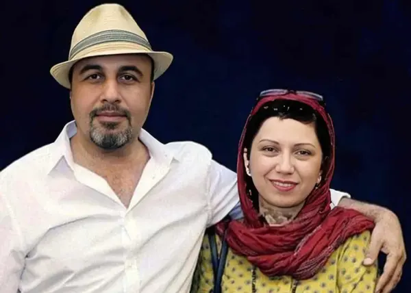 عکس حمید لولایی با همسرش