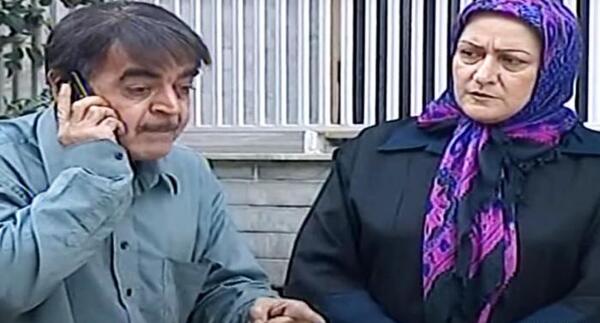 عکس حمید لولایی با همسرش