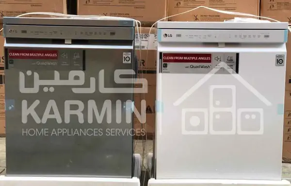 عکس پشت ماشین ظرفشویی