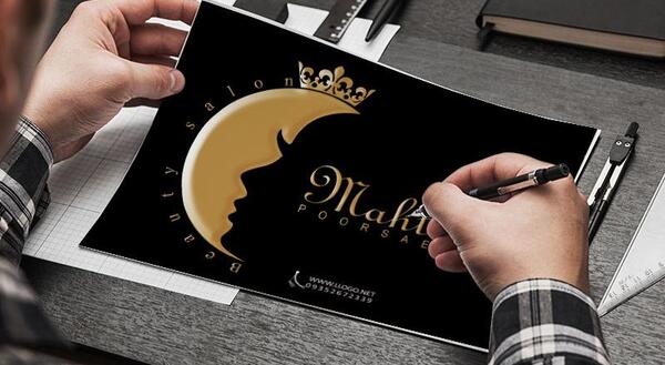عکس لوگو آرایشگاه زنانه