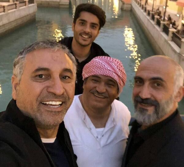 عکس نادر سلیمانی و همسرش