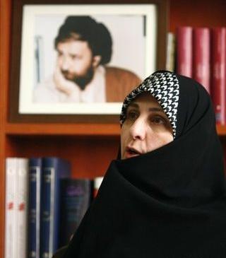 عکس فاطمه طباطبائی عروس امام خمینی