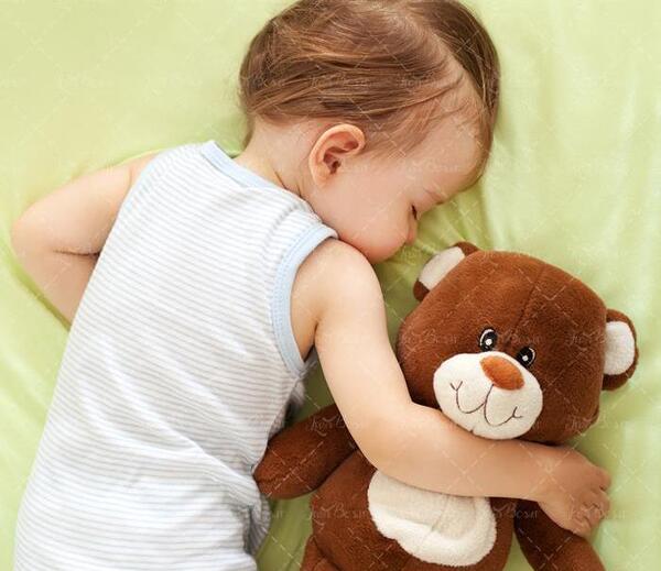 عکس کودک خوابیده