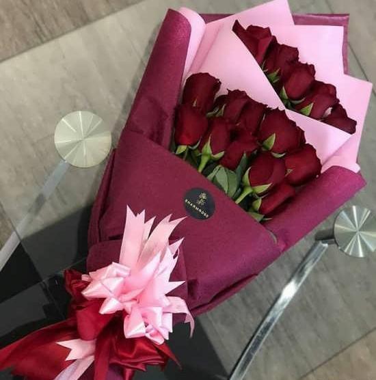 عکس گل طبیعی تزیین شده