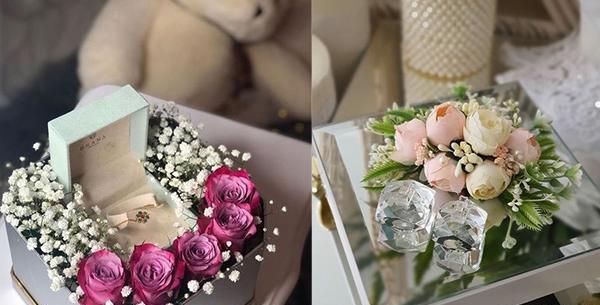 عکس گل طبیعی تزیین شده