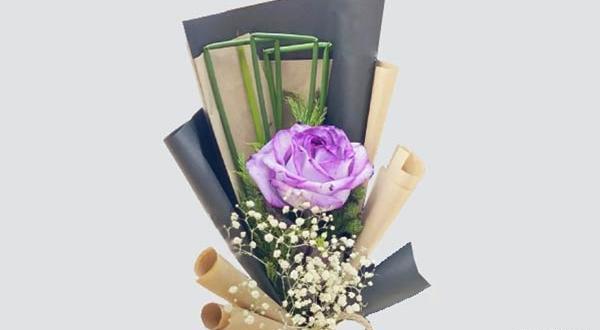عکس گل طبیعی تزیین شده