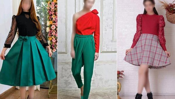 عکس لباس یلدایی زنانه