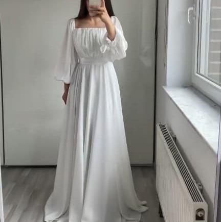 عکس لباس مجلسی شیک سفید