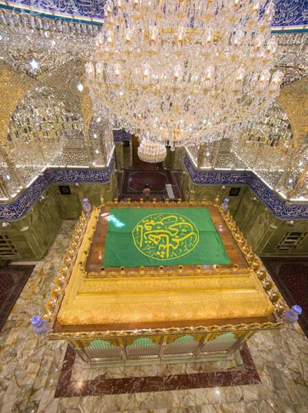 عکس نوشته ضریح حضرت عباس