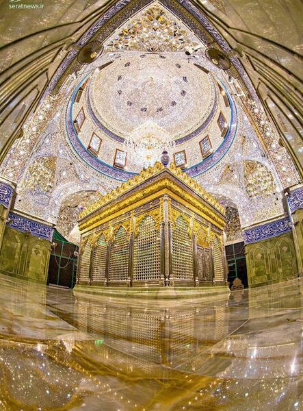 عکس نوشته ضریح حضرت عباس