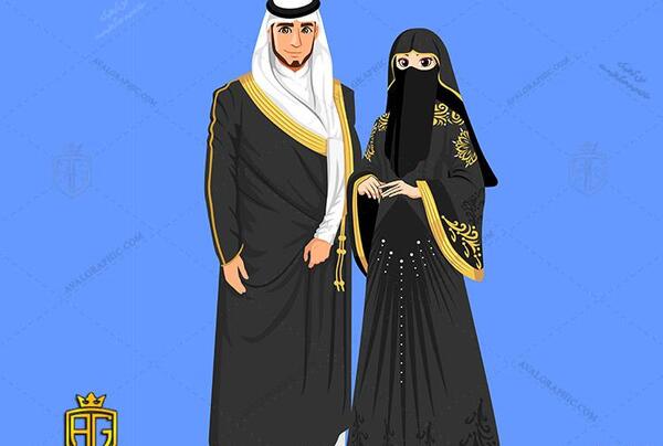 عکس عروس و داماد عرب