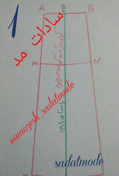 عکس دامن شش ترک