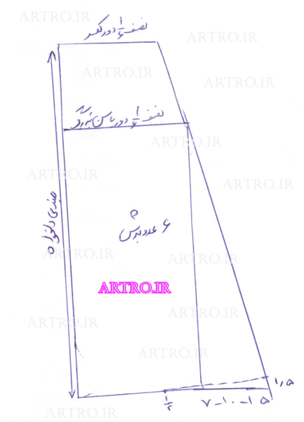 عکس دامن شش ترک