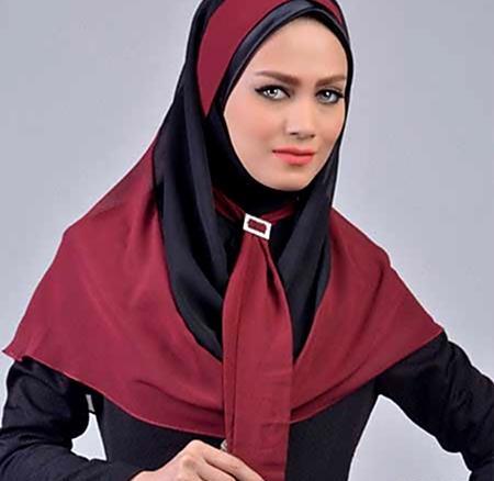 عکس مقنعه مجلسی