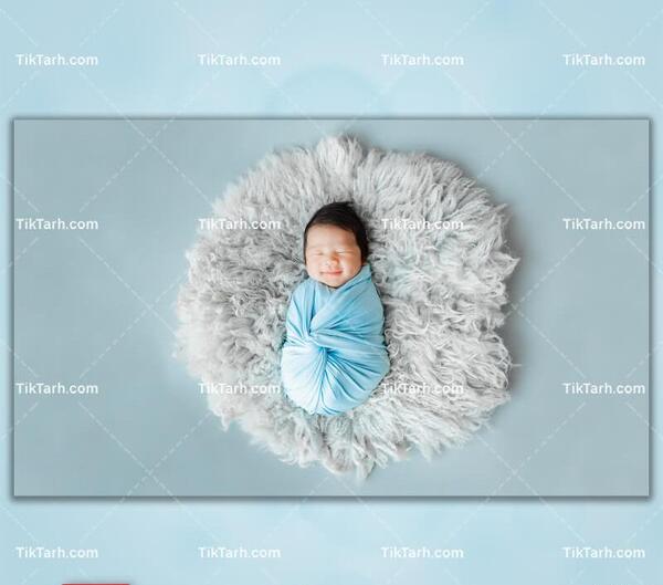 عکس نوزاد قنداق شده