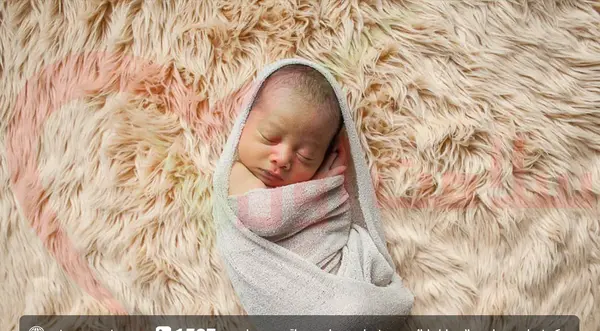 عکس نوزاد قنداق شده