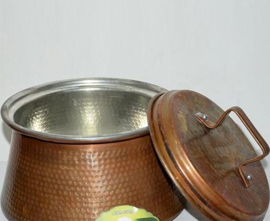 عکس قابلمه مسی طرح دار