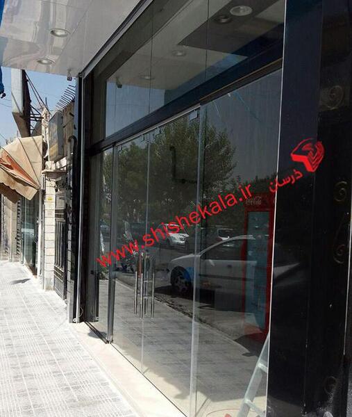 عکس شیشه سکوریت مغازه