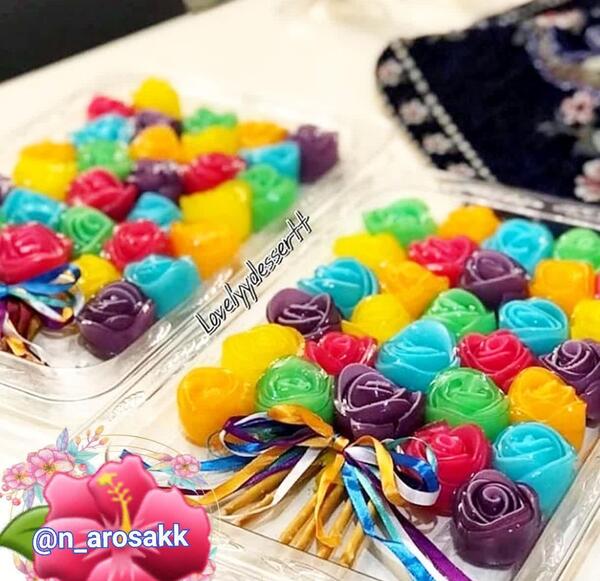 عکس ایده برای ژله رولی