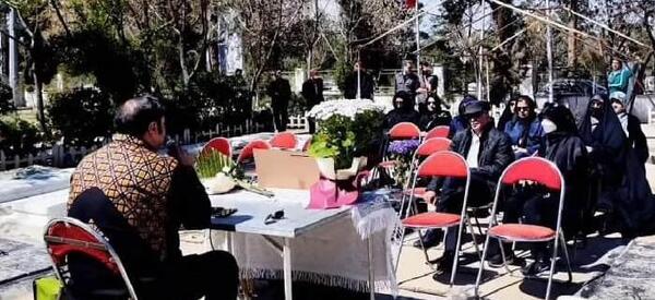 عکسهای مراسم یادبود آزاده نامداری