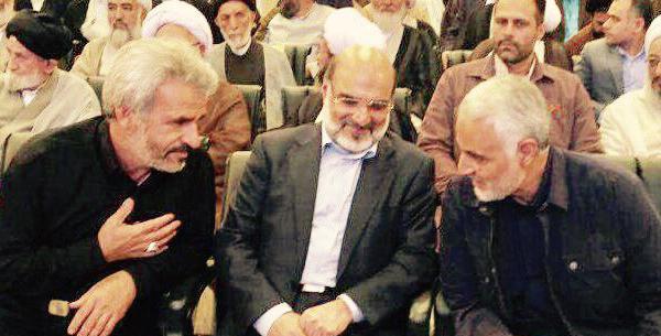 عکس محسن حججی با سردار سلیمانی