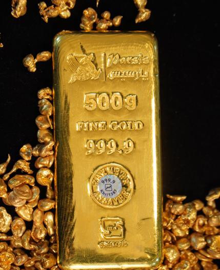 عکس طلای شمش