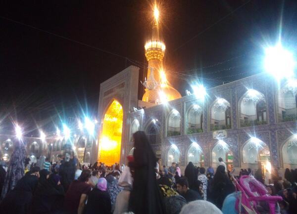 عکس یهویی حرم امام رضا