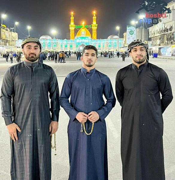 عکس رهبر روی پیراهن کشتی گیر اوکراینی