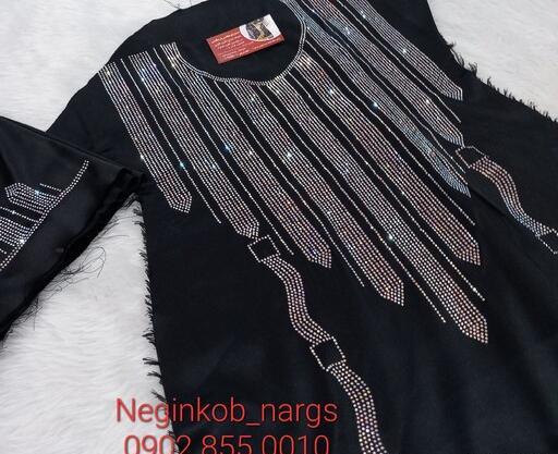 عکس پیراهن نگینی بندری