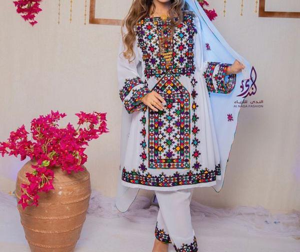 عکس پیراهن نگینی بندری