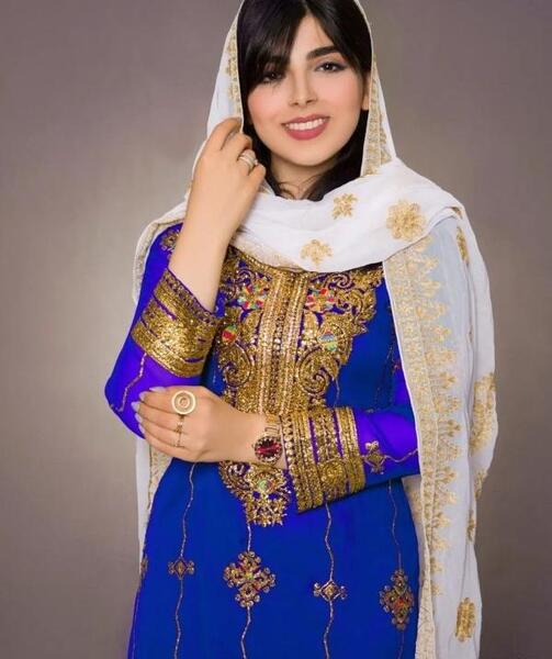 عکس پیراهن نگینی بندری